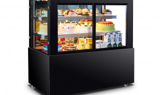 落地式冷藏展示柜，多种样式与卧式对比